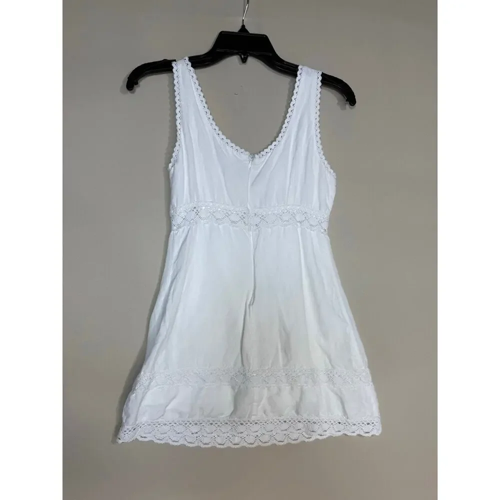 Sister New York White Bardot white mini Dress Medium